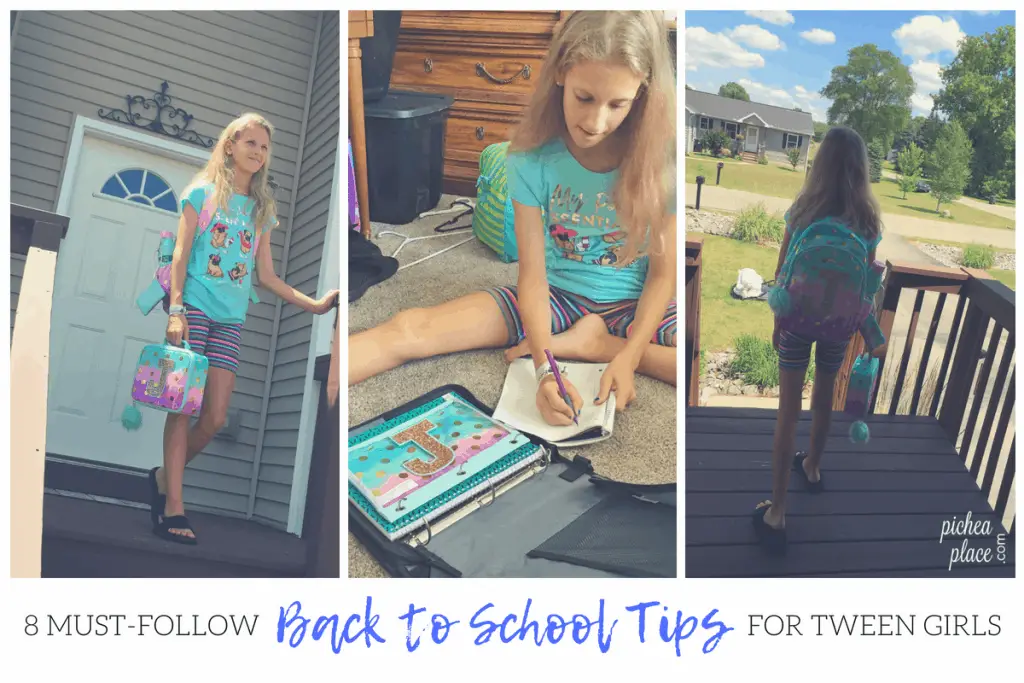 Don't let the first day of school sneak up on you. Be ready to be a smash hit the first day of school with these 8 back to school tips for tween girls!