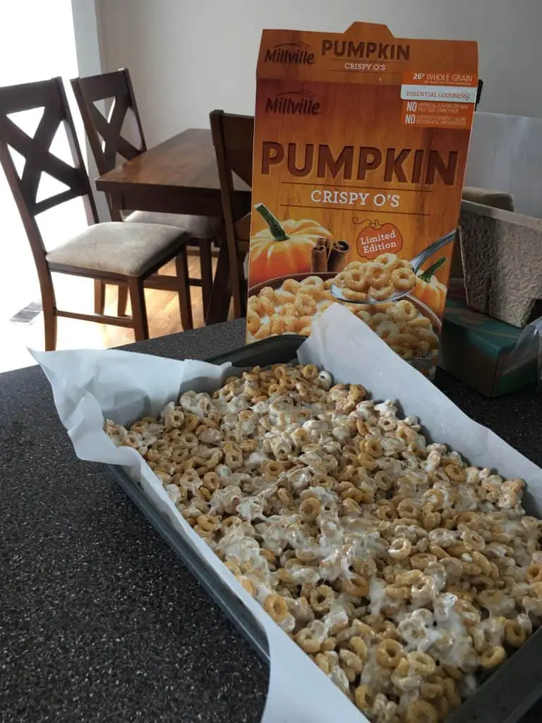 Pumpkin Cereal Bars: Finished