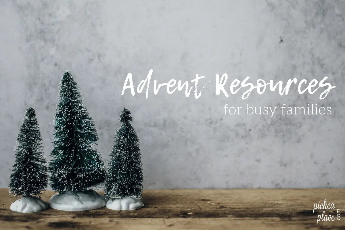 Advent Resources for Busy Families - simple ideas for helping busy families keep Christ in Christmas this holiday season