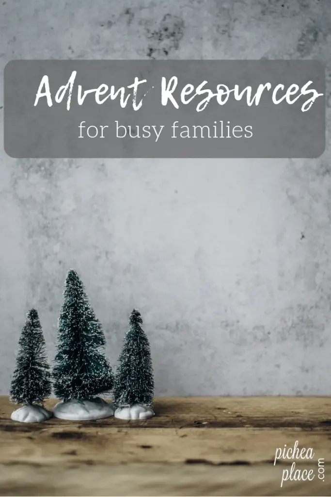 Advent Resources for Busy Families - simple ideas for helping busy families keep Christ in Christmas this holiday season
