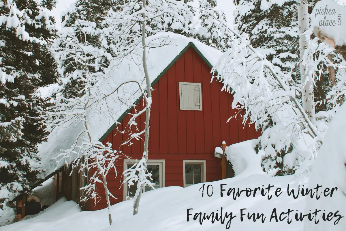 Beat cabin fever and enjoy spending time together as a family with these ten winter family fun activities - perfect for kids of all ages!