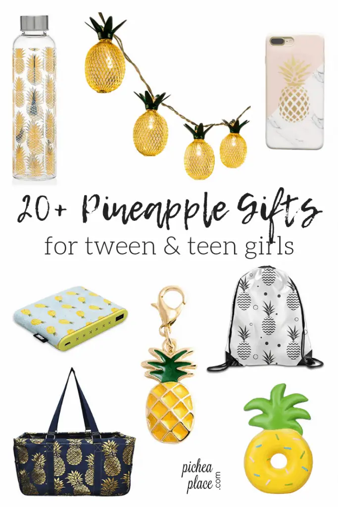 Need a gift idea for a pineapple lover in your life? Check out this list of great pineapple gifts for tween & teen girls!