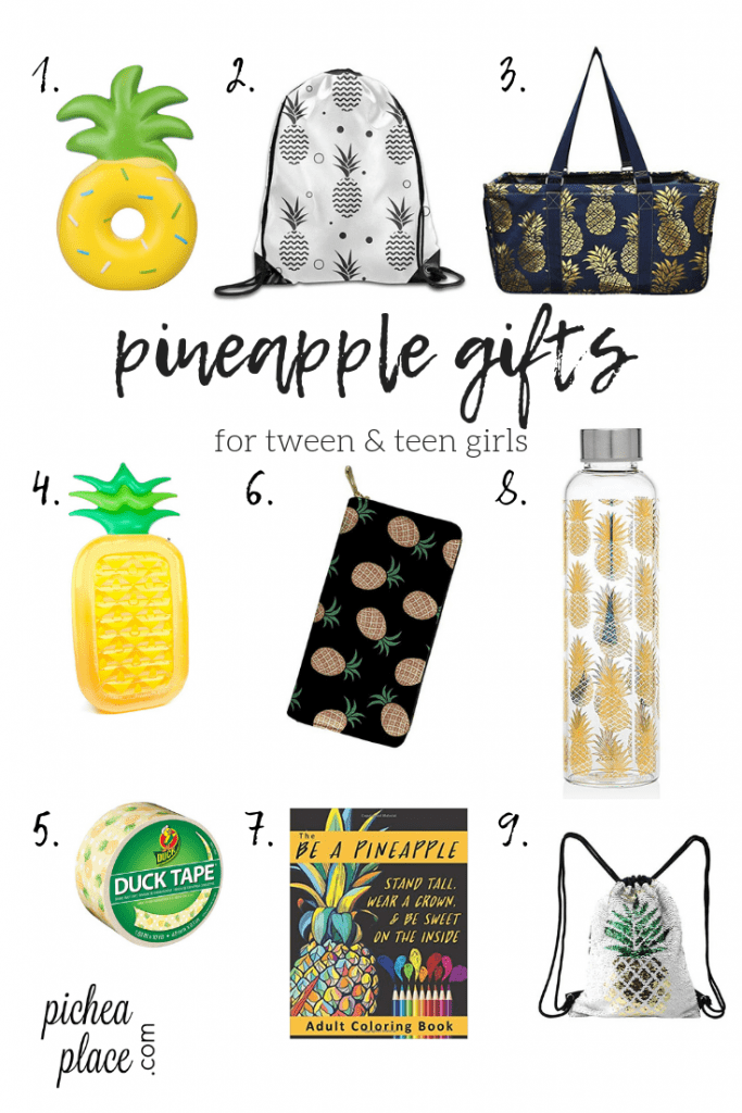 Need a gift idea for a pineapple lover in your life? Check out this list of great pineapple gifts for tween & teen girls!