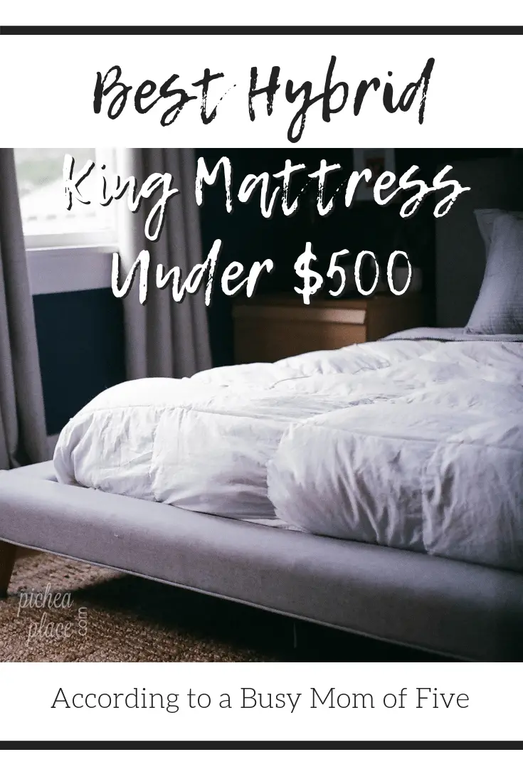 Busy parents don't have time to sit and wade through hundreds of options when shopping for the best hybrid king mattress under $500. I've done the leg work so you don't have to. Keep reading to see why these king mattresses made my short list.