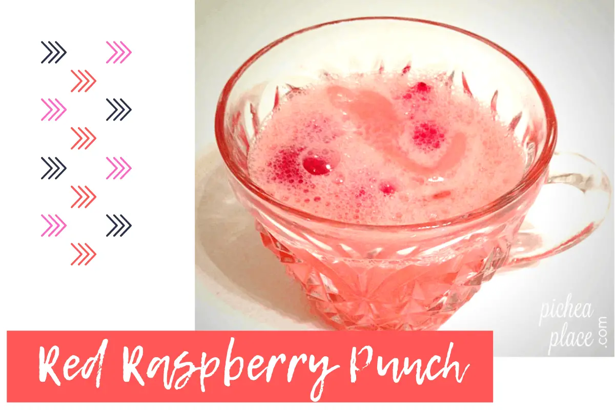 quick and easy raspberry 7up punch recipe with only three ingredients