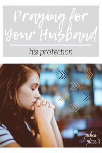 Praying God's Word for your marriage can be powerful. I use these Scriptures to springboard my prayer for my husband - protection for all areas of his life!