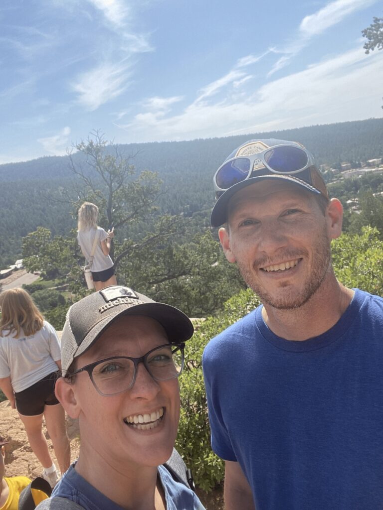 at the lookout at Glorieta Adventure Camp in New Mexico