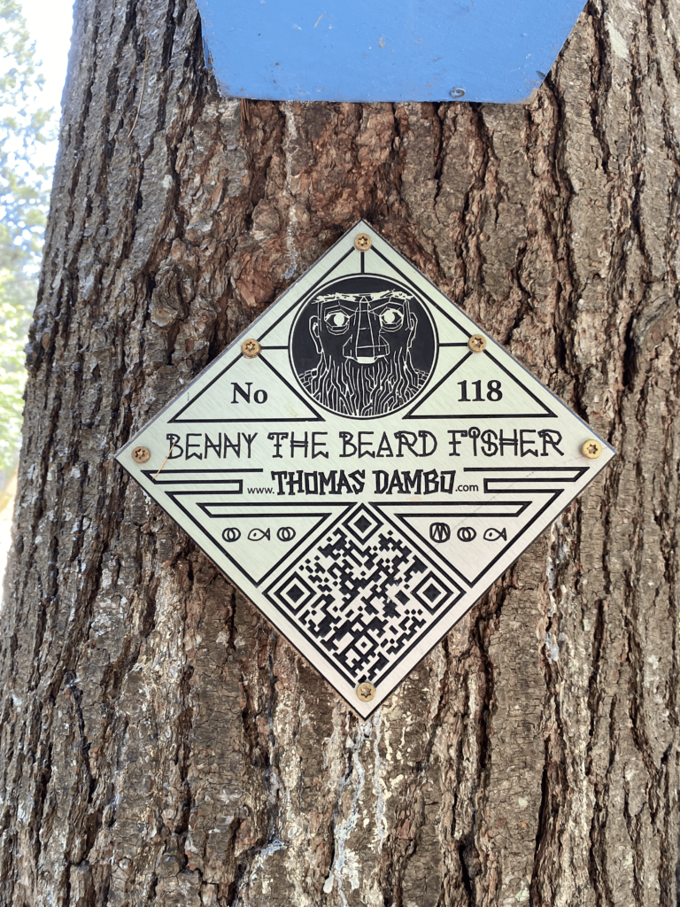 seeing Benny the Beard Fisher troll at Northland Outfitters