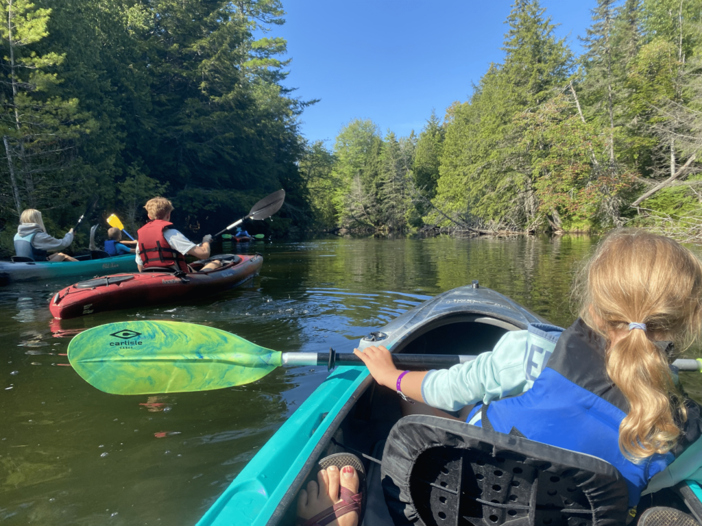 paddling the Manistique River with Northland Outfitters