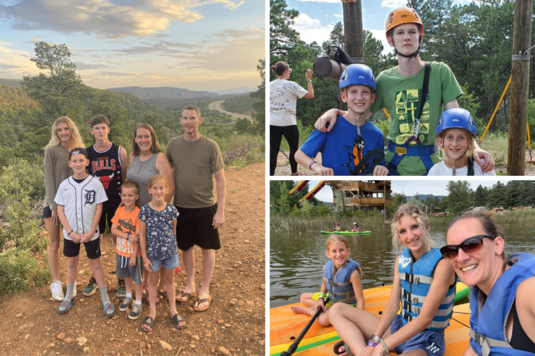 Pichea Family at Glorieta Adventure Camps in 2024