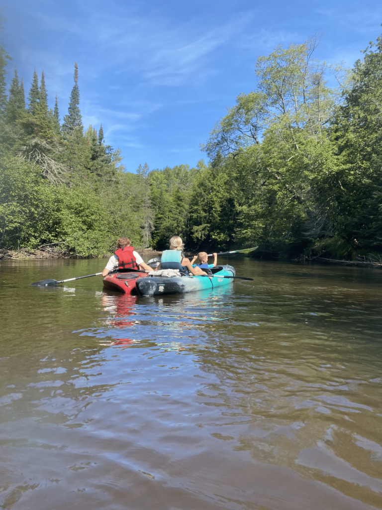 paddling the Manistique River with Northland Outfitters