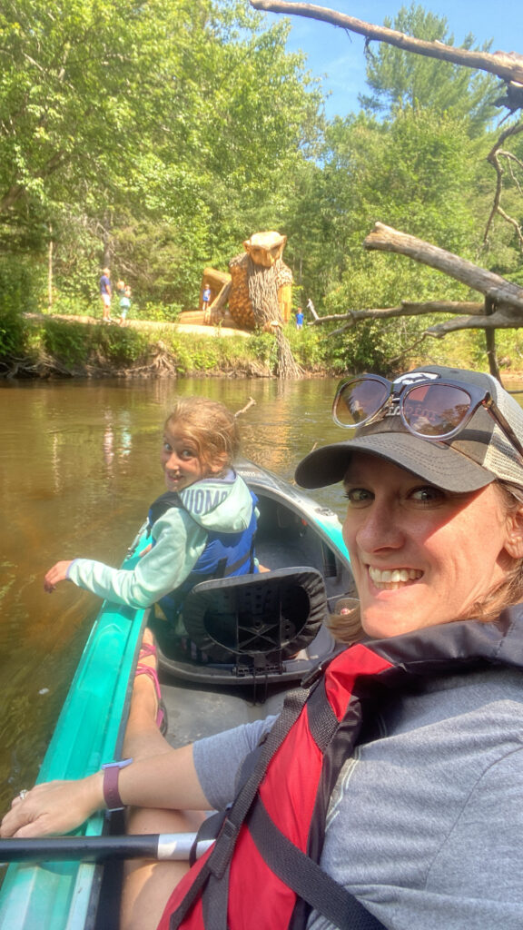 paddling the Manistique River with Northland Outfitters